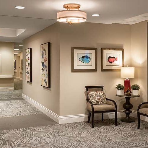 Cedarbrook Senior Living Northville - 17-079-13 Elevator Lobby