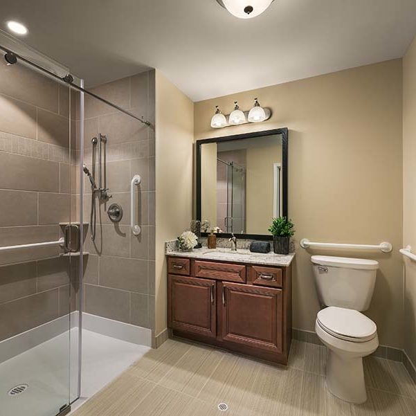 Cedarbrook Senior Living Northville - 17-079-16 Model Suite Bathroom