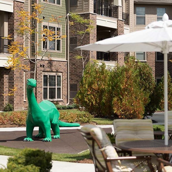 Cedarbrook Senior Living Northville - 17-079-25 Dinosaur Detail